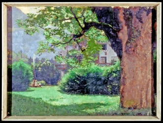 Scène de jardin
